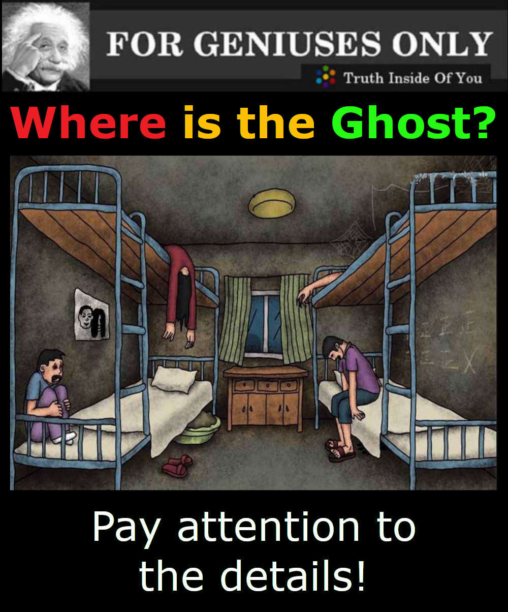 Where is the Ghost? Riddle