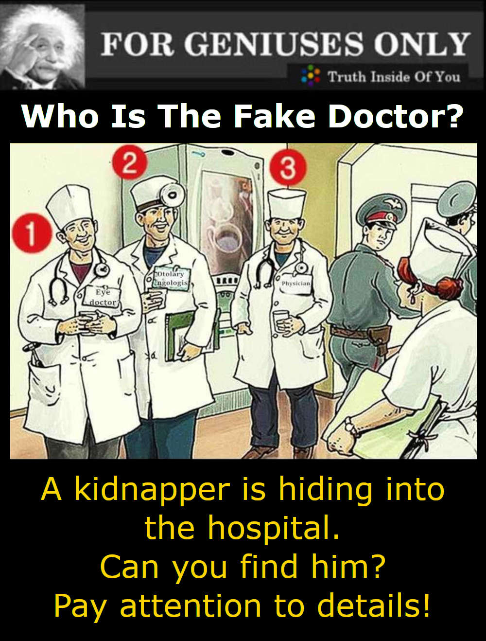 Who Is The Fake Doctor?