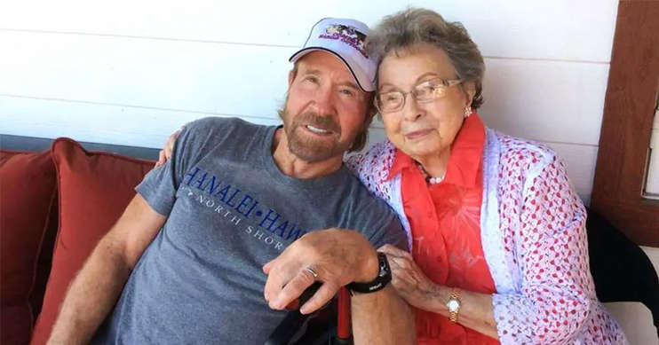 Chuck Norris Celebrates His Mother’s 102nd Birthday