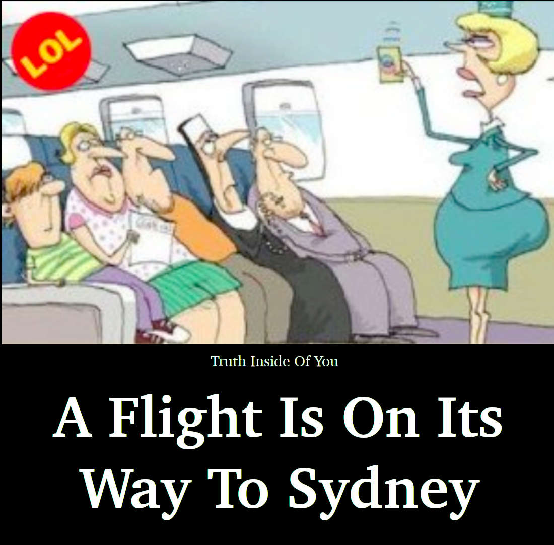 JOKE: A Flight Is On Its Way To Sydney