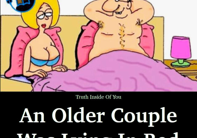 An Older Couple Was Lying In Bed