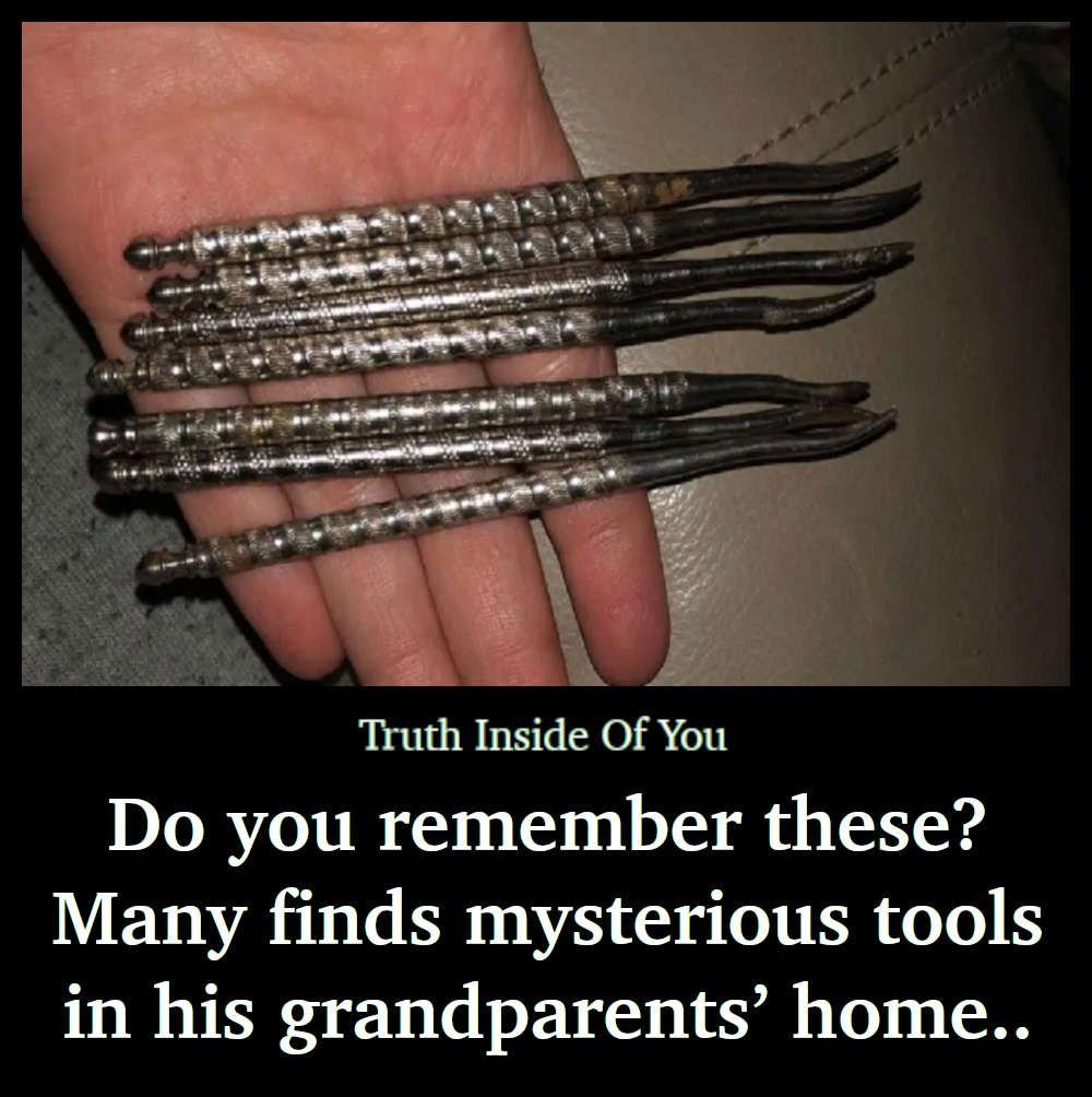 Do you remember these Many finds mysterious tools in his grandparents’ home