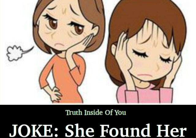 JOKE She Found Her Daughter Without