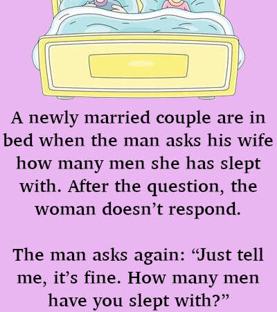 JOKE- A Newly Married Couple Are In Bed